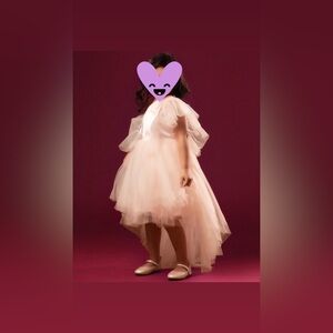 Elegant Cream Kids Costume Dress